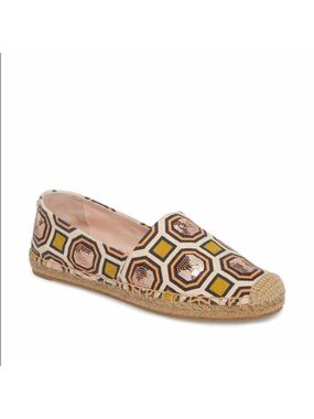 Tory Burch Cecily Embellished Espadrilles- Size 7